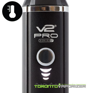 V2 Pro Series 7 Vaporizer temperature lights