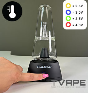 Ajustes de temperatura del Pulsar Sipper