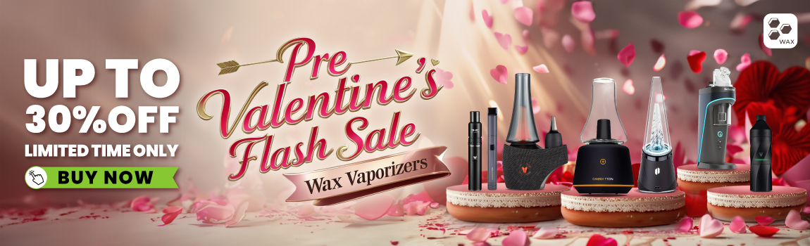 Anuncio de venta flash de vaporizadores antes de San Valentín