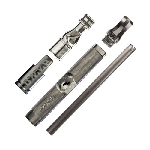 Vaporizador DynaVap M7 XL: componentes principales de este vaporizador de hierbas secas, que incluye un condensador para una vaporización suave y una mejor extracción del sabor.