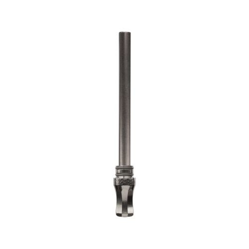 Tapa condensadora DynaVap M7 XL de color acero, un accesorio clave para vaporizadores portátiles, que garantiza una refrigeración eficiente y la retención del vapor en dispositivos compactos para hierbas secas.