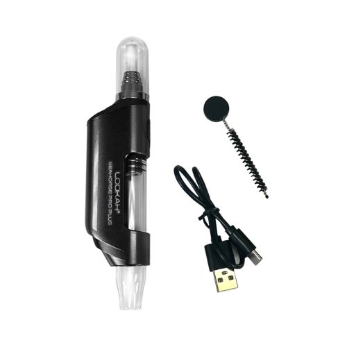 Lookah Seahorse Pro Plus con cable USB-C y cepillo de limpieza