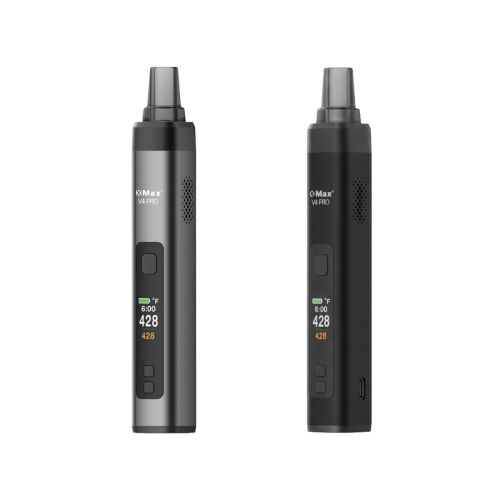 El vaporizador portátil XMax v4 Pro se presenta en dos colores diferentes: negro y plateado.