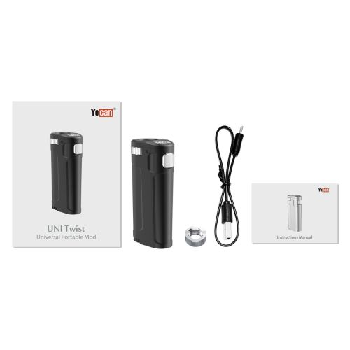 Vaporizador Yocan Uni Twist con todos los accesorios