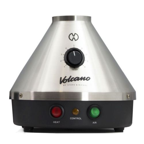 Vista base del vaporizador de hierbas secas Volcano clásico
