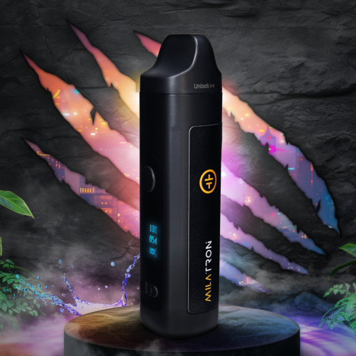 Vaporizador Tronian Milatron con fondo de color