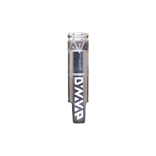 Tapa condensadora DynaVap UniDyn de color acero con logotipo grabado, un accesorio que garantiza una refrigeración eficaz y la retención del vapor.