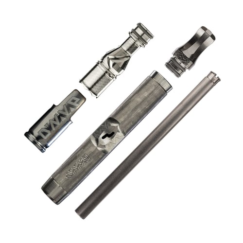 Vaporizador DynaVap M7 XL: componentes principales de este vaporizador de hierbas secas, que incluye un condensador para una vaporización suave y una mejor extracción del sabor.