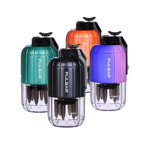 El Pulsar Dabtron 2.0 E Rig se muestra en múltiples opciones de colores diferentes.