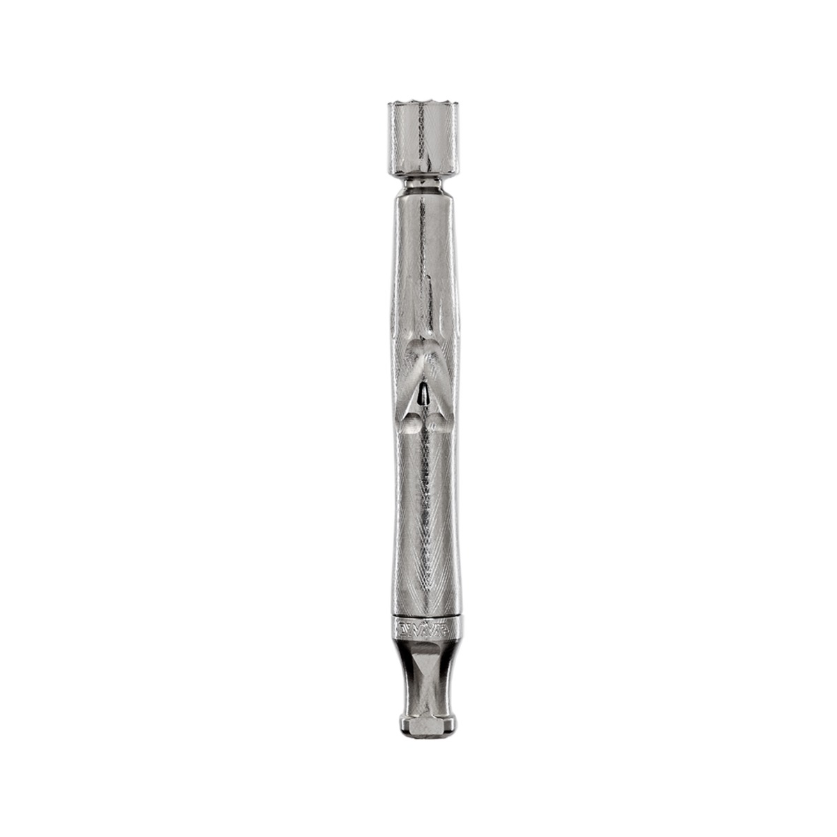 Vaporizador de hierbas secas DynaVap UniDyn en color acero, con una trayectoria de condensación diseñada con precisión para una vaporización suave y una mejor extracción del sabor.