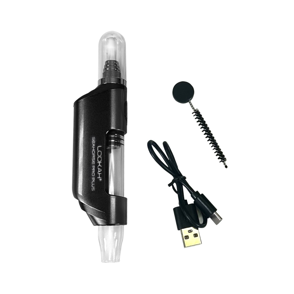 Lookah Seahorse Pro Plus con cable USB-C y cepillo de limpieza