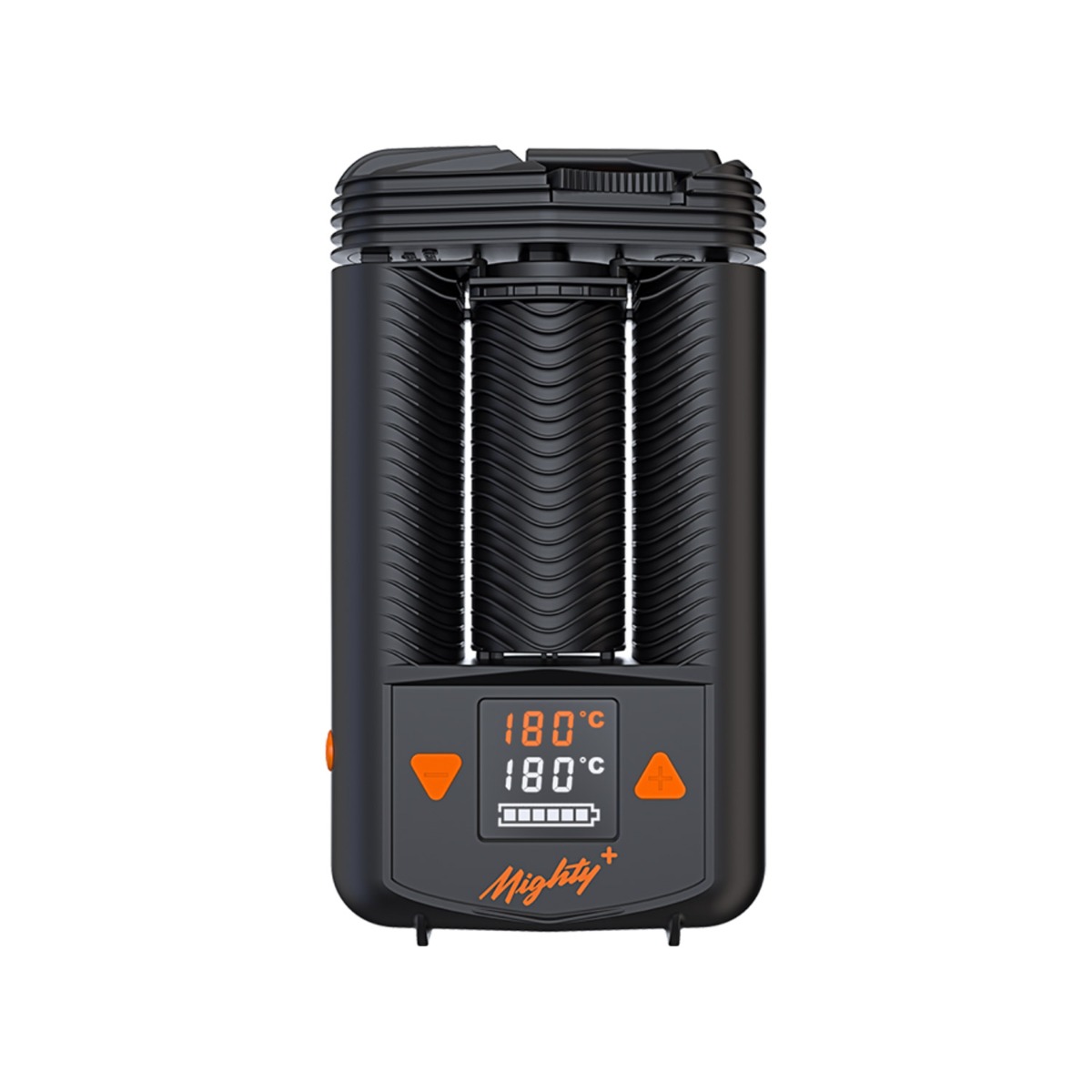 Vaporizador Mighty Plus con indicador de nivel de batería y pantalla de temperatura