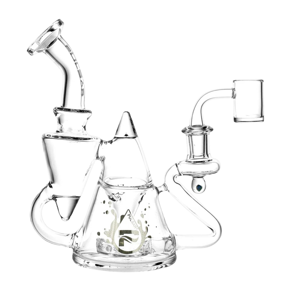 Pulsar Tea Pot Recycler Dab Rig - vista lateral