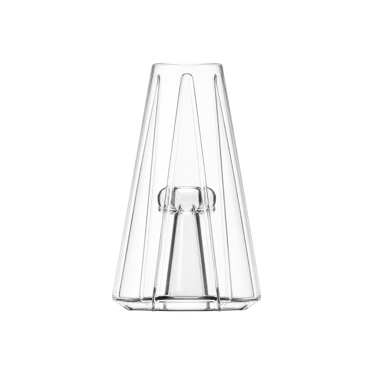Tronian Omegatron 2 Glass Cup, vaso de vapor de vidrio borosilicato con efecto cascada, vista frontal