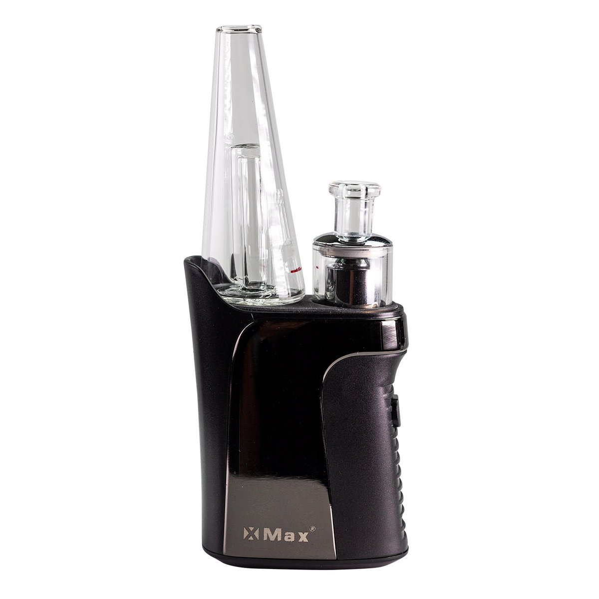 Vista base del vaporizador Xmax Qomo