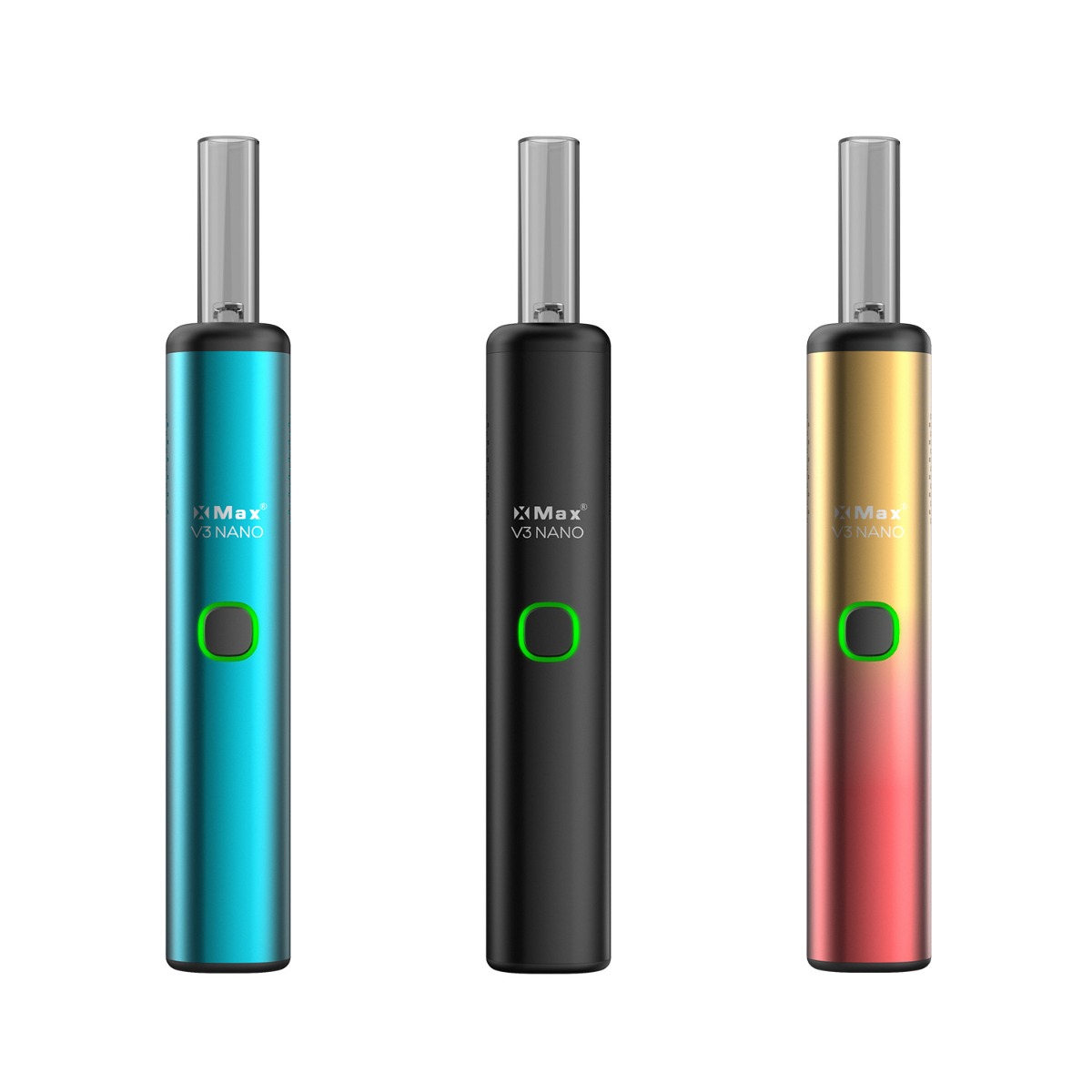 Vaporizador de hierbas secas Xmax V3 Nano en diferentes colores disponibles.