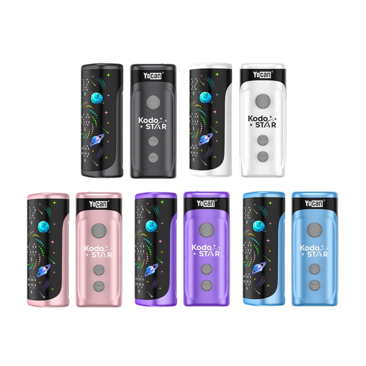Yocan Kodo Star en diferentes variaciones de color