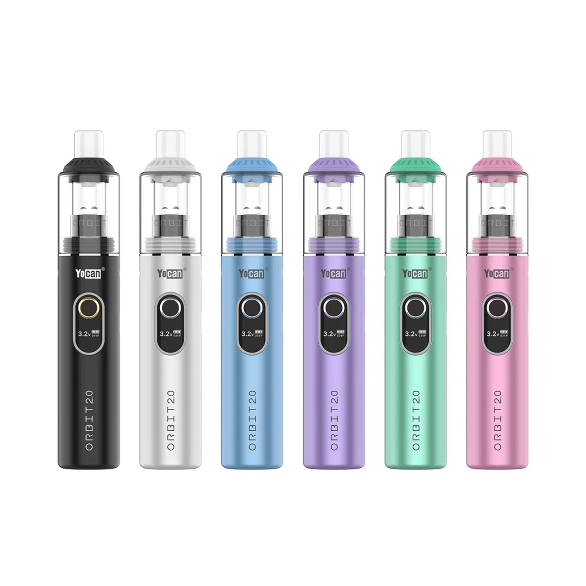 El bolígrafo para cera Yocan Orbit 2.0 se presenta en varias variantes de color