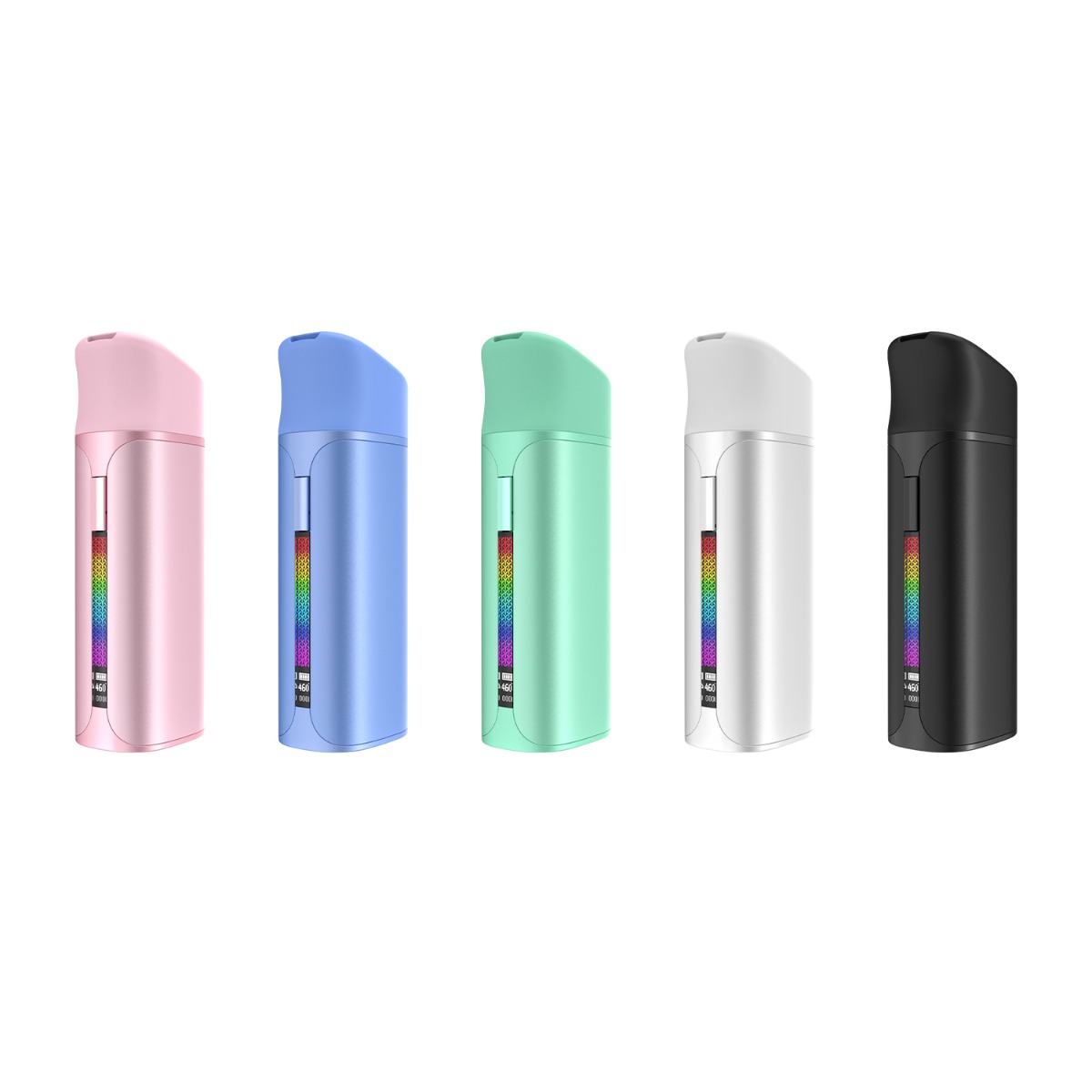 Yocan Black Pocket Dab Pen: se muestran varias opciones de color una al lado de la otra.
