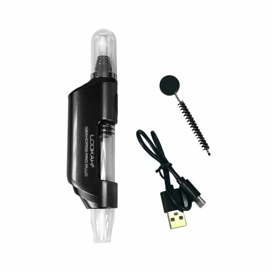 Lookah Seahorse Pro Plus con cable USB-C y cepillo de limpieza