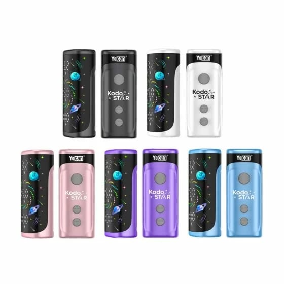 Yocan Kodo Star en diferentes variaciones de color