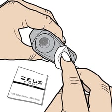 In the box: ZEUS Grime Wipes™ 