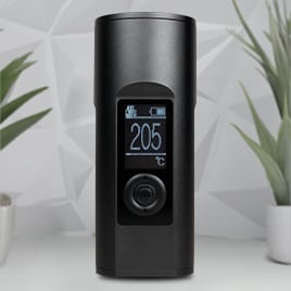 Vista frontal del vaporizador Arizer Solo 2 MAX