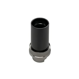 Davinci EQ Zirconia Crucible vista lateral en posición vertical asentado sobre la base calefactora