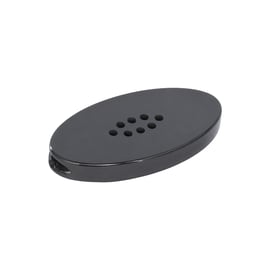 Boquilla de zirconia DaVinci IQ3 vista desde arriba, con el grupo de orificios de aire en la cara plana de cerámica negra