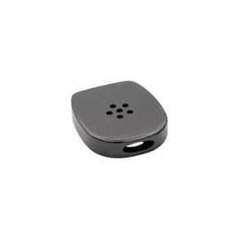 Boquilla plana de circonio DaVinci MIQRO gris oscuro con salida de vapor de seis orificios arriba y ranura ovalada lateral