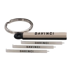 DaVinci MIQRO Pick Tool (3-Pack) con tres picks de metal, funda de silicona y anilla para llavero