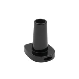 DaVinci MIQRO Zirconia 10mm Adapter adaptador negro con abertura cilíndrica