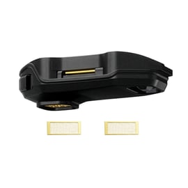 Boquilla Zeus Arc GT4 negra con puntos de contacto dorados y dos pantallas GT Heat Sink incluidas.