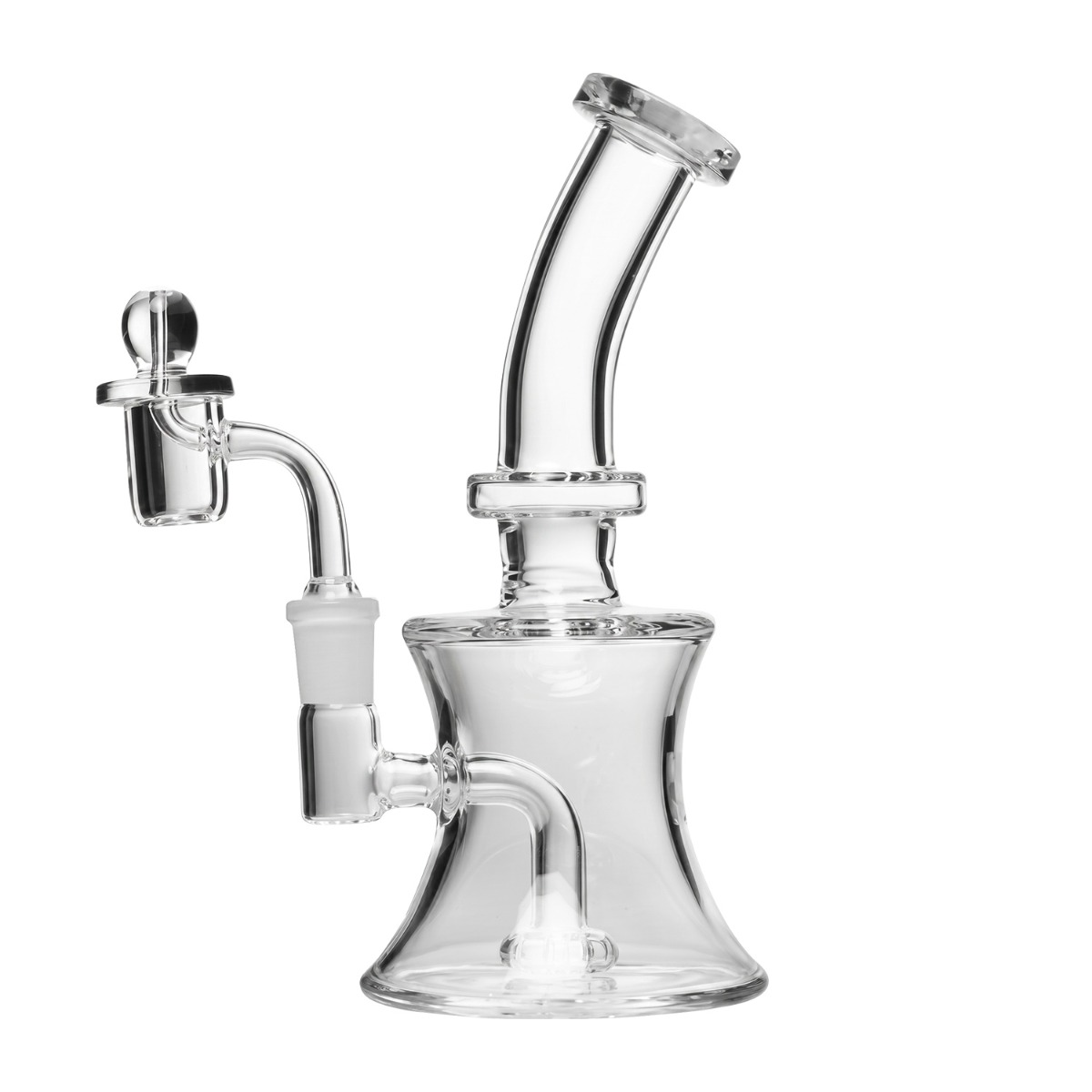 8" Human Grade Oil Can Glass Rig