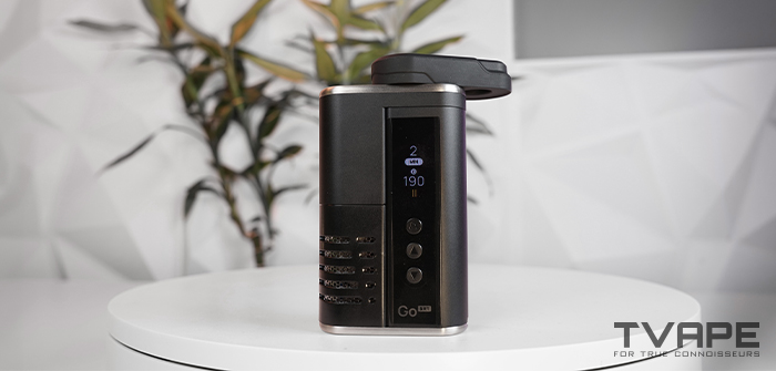 Vaporizador Arizer Go SRT: vista frontal