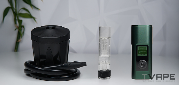 Vaporizador Arizer Solo 3, Utillian Glass Bubbler y Zeus Iceborn