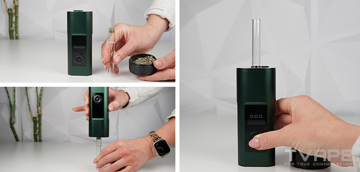 Arizer Solo 3 2.0 - Proceso de inhalación