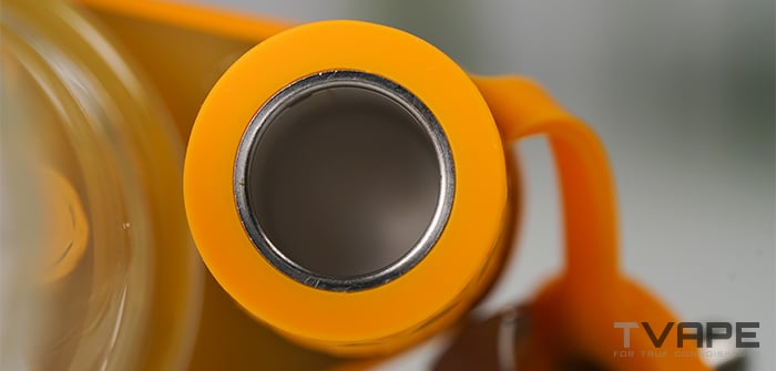 Bomb Sykloud E Rig: primer plano de la cámara de calentamiento de 22 mm de profundidad.