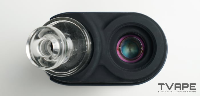 Dr. Dabber Switch Go – primer plano de la cámara de calentamiento