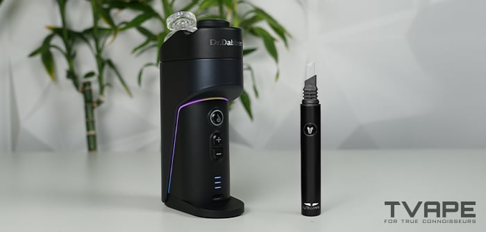 E-Rig Switch Go de Dr. Dabber con el Utillian Hot Wax Axe – una herramienta calefactora para dabbing