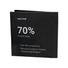 In the box: nectar hex-2x paños de alcohol isopropílico