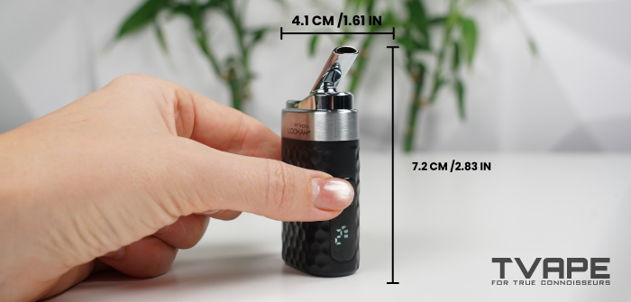 Vaporizador de concentrados Lookah Python: dimensiones