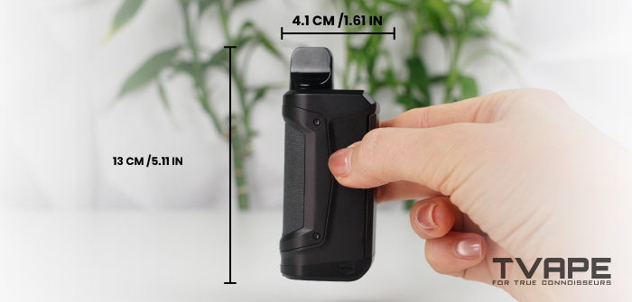 Vaporizador concentrado Ooze Duplex 2: dimensiones