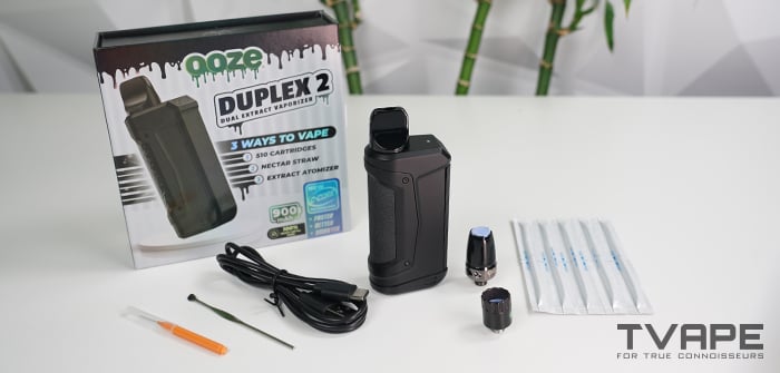 Vaporizador concentrado Ooze Duplex 2: contenido del embalaje