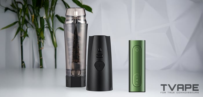 Vaporizador Pax Flow con accesorios compatibles