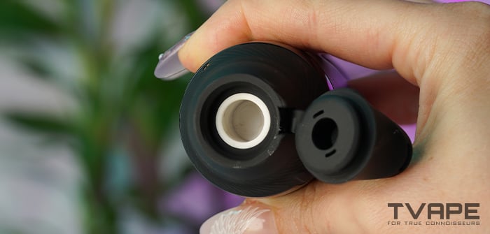 Puffco Proxy Core wax pen: una vista detallada de la cámara de calentamiento en 3D
