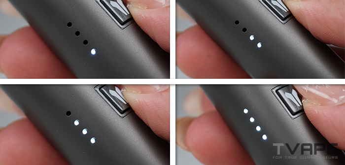 Utillian 6 Wax Pen, primer plano de los LEDs