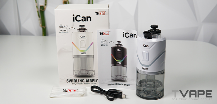 Yocan iCan E Rig y sus piezas