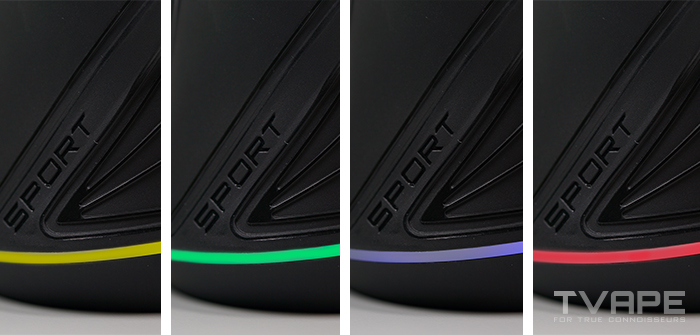 Focus V Carta Sport E Rig - Indicadores LED que muestran el ajuste de temperatura