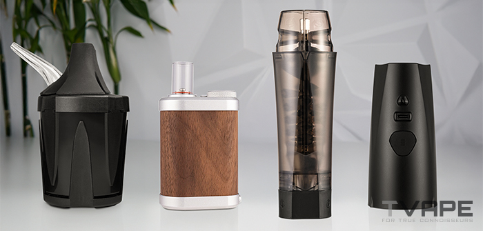 El vaporizador Tinymight 2 se presenta con el accesorio de enfriamiento Zeus Iceborn y el molinillo Zeus Xtruder + el molinillo eléctrico Xtruder E-Module.